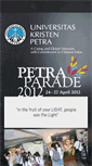 Mobile Screenshot of petraparade2012.petra.ac.id