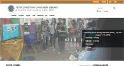 Desktop Screenshot of library.petra.ac.id