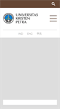Mobile Screenshot of ikom.petra.ac.id